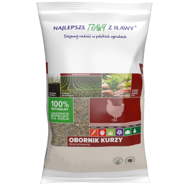 Obornik Kurzy Nawóz Naturalny Granulowany 100 x 10L Paleta